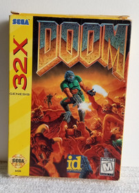 Doom (Sega Genesis 32X) w/Original Box, Manual & Cartridge Cib
