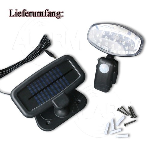 Grundig 15 LED Solar Leuchte Bewegungsmelder Camping Dome Schirm Wand Zelt Lampe