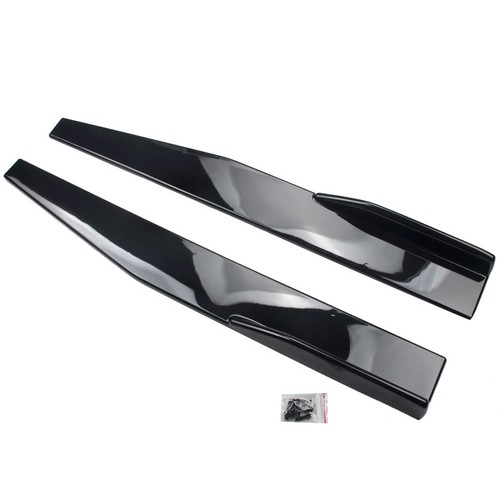 2x Seitenschutzleisten Erweiterung Seitenröcke Splitters Winglet Flügel Diffusor