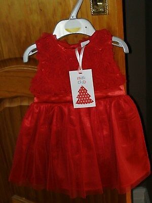 RRP £22.00 Babies Red Dress