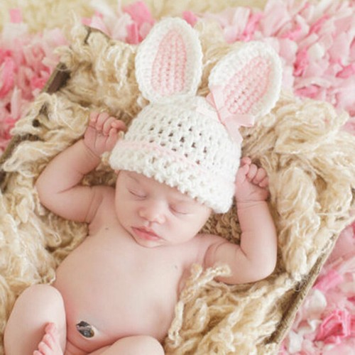 Lovely Newborn Baby Crochet Knit Costume Photo Photography Prop Hats Outfits Set