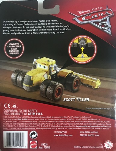 Disney Pixar Cars 3 SCOTT TILLER RADIATOR SPRINGS CLASSIC Deluxe RARE