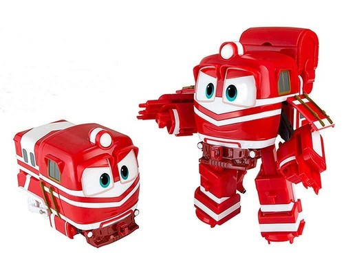 Niño Niños Personajes de animación /"alf/" Juguete coreano /"Tren/" Transformer Robot..