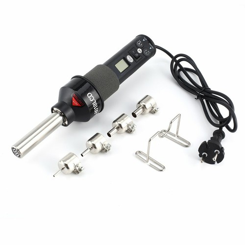 Digital Soldering Iron Desoldering Hot Air Gun Welding SMD Rework DIY Heat FF