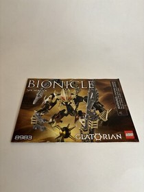 Lego BIONICLE Glatorian Set 8983 Vorox 100% complete vintage rare 2009