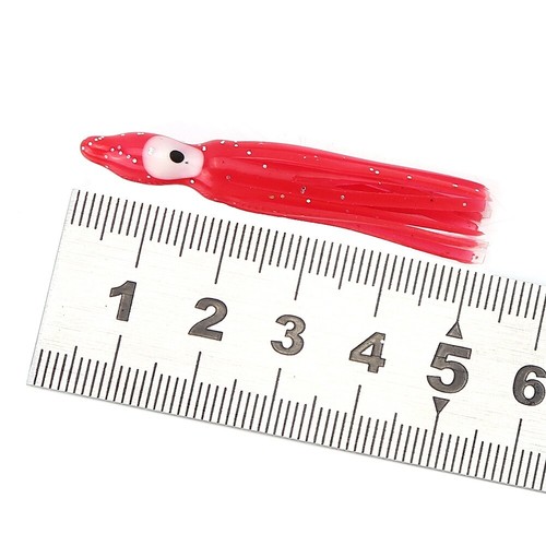 Details about / 20Pcs 5cm Durable Mix Color Squid Skirt Bait Saltwater Soft Fishing Lure Tackle