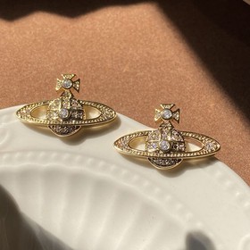 Saturn Earrings,Saturn Planet Earring,Aesthetic Earring for Women,Cubic Zirco...