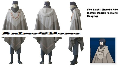 Naruto the Movie Uchiha Sasuke Cosplay Costume S-XXL New Top Quality The Last