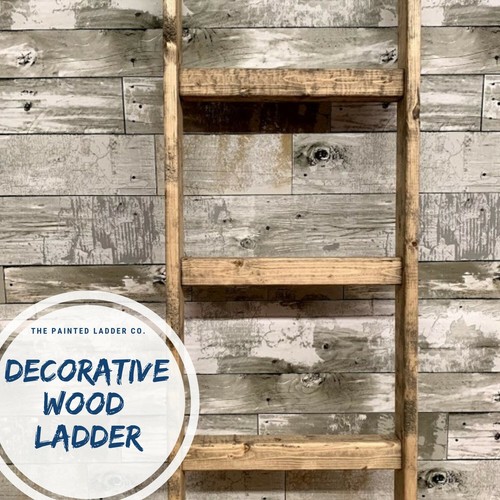 Decorative Ladder Farmhouse Decor Towel Ladder 3 Foot Rustic Blanket Ladder