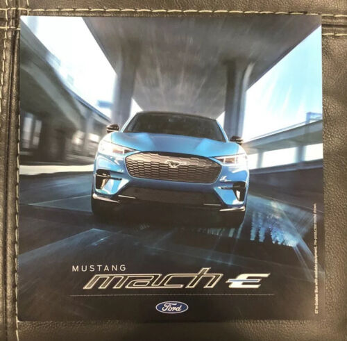 2020 FORD MUSTANG MACH E 8-page Original Sales Brochure