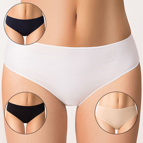 Vivisence 4002 Dame Slip Unterhose normaler Bund glatt