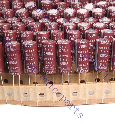10pcs 3300uf 6.3v NCC Radial Electrolytic Capacitor Super Low ESR 6.3v3300uf