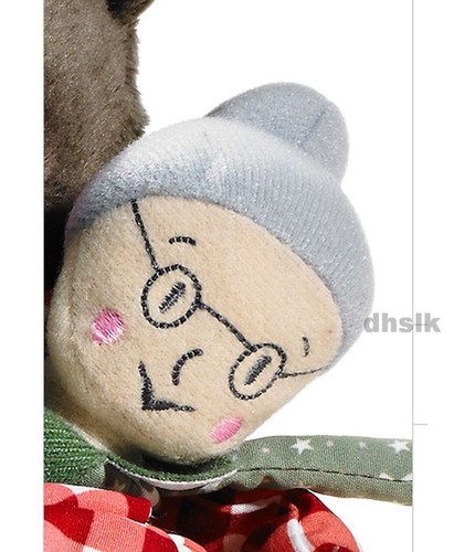 IKEA LUFSIG Big Bad WOLF Grandmother SOFT Plush Toy Little Red Riding Hood NWT