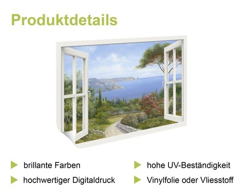 Wandbilder selbstklebend Prieur Botanik Blumen Sonnenblume Malerei Gelb C0ZL