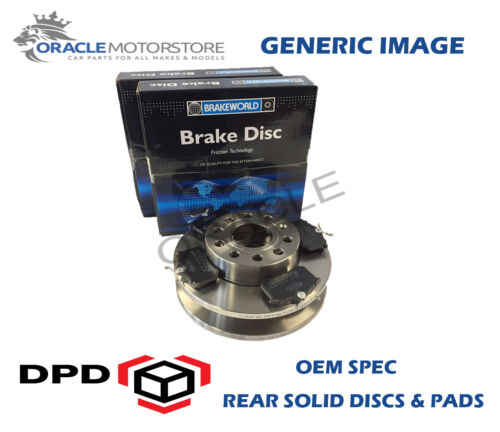 ELEC H//B OEM SPEC REAR DISCS PADS 302mm FOR VOLVO S80 2.4 TD 183 BHP 2006-09