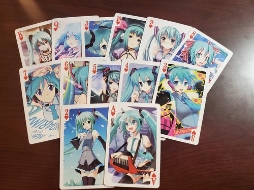 Hatsune Miku Anime Playing Cards Hatsune Miku Anime Playing Cards