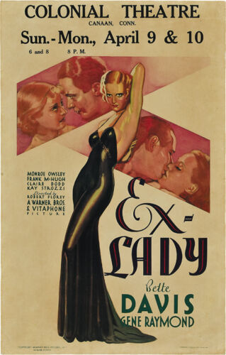 Bette Davis Gene Raymond movie poster print 4 Ex-Lady 1933