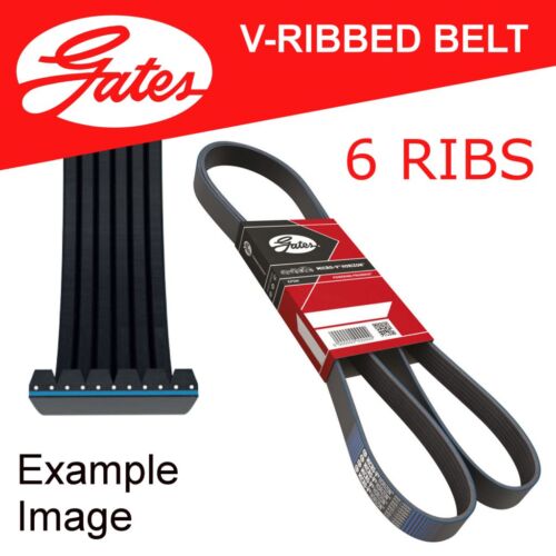 6PK743 OE Quality New Gates Micro V-Ribbed Belt 6 Ribs 743mm Part No