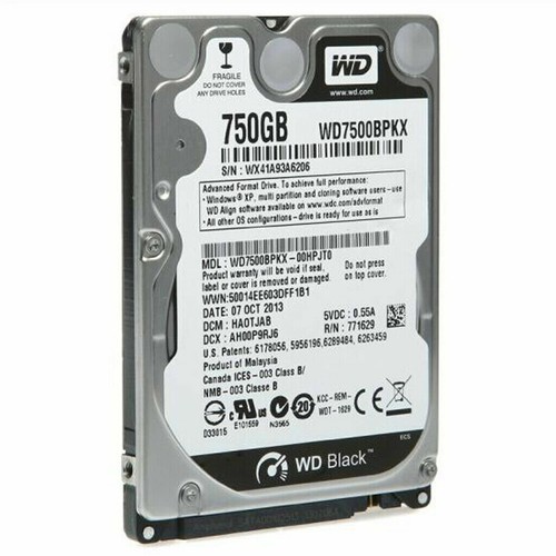 WD 750GB WD7500BPKX 7200RPM SATA 2.5/" Laptop HDD Hard Drive For DELL HP PS3