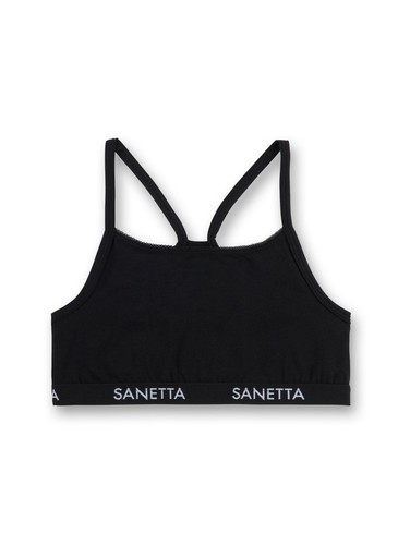 sport bra Fille Bustier Sanetta Taille 140-164 CUTBRIEF noir v