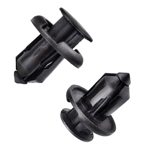 50 x Plastic Nylon Rivet Fastener Bumper Clip Retainer Screw Fender For Honda