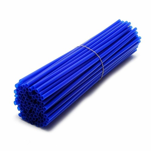 72X Motorcycle Motocross Dirt Bike Wheel Spoke Wraps Skins Coat Trim Cover Pipe