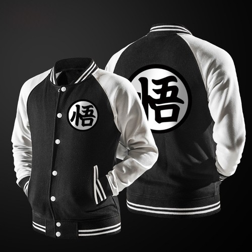 VARSITY DRAGONBALL Z GOKU JACKET COSPLAY NEW