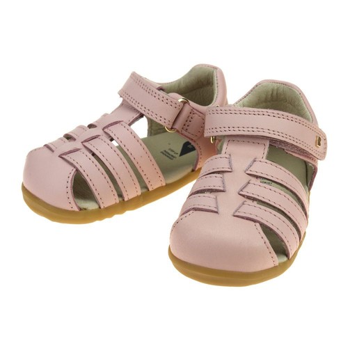 Bobux Jump Infant Girls Seashell Pink Sandal size eu kids hook loop leather