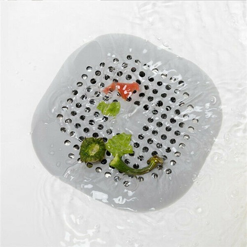 New Silicone Sewer Stopper Drains Cover Sink Strainer Hair Filter Colander