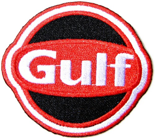 Patch Iron on For GULF Oil Gasoline Service Pump Garage t shirt Sign Badge Logo