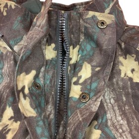 Northwoods Mens Size Large 3 Pce Camouflage Hunting Jacket and Pant ALTERED READ