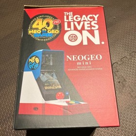 SNK Neo Geo Mini 40th Console With Box & Manual Tested Used Good Condition Japan