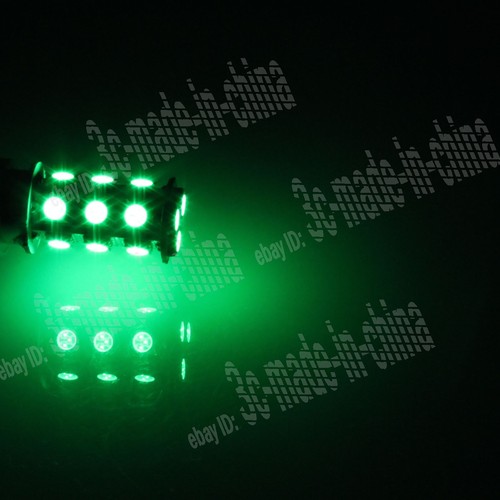 10X Green 3156 3157 18 5050 SMD LED Turn Signal Rear Light Brake Bulb Lamp F003