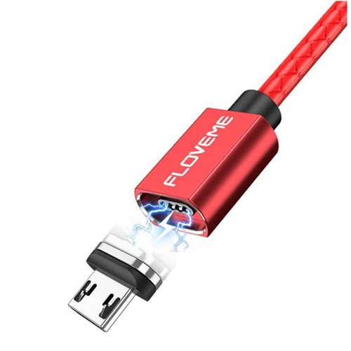 Floveme Magnético Micro USB//tipo C Carga Rápida Cargador Cable Para Samsung Rápido *