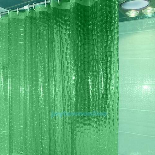 1.8*1.8m Clear 3D Water Cube Thickened Bathroom Bath Shower Curtain Waterproof