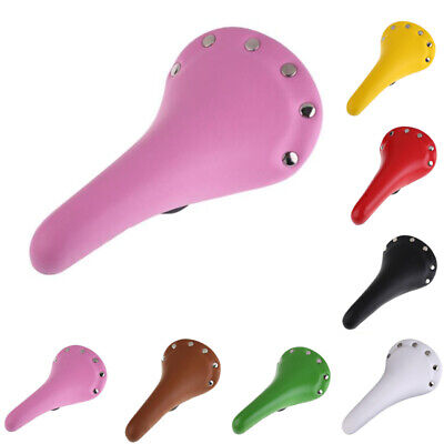 Retro Bike Bicycle Cycle Riveted Studs Saddle Seat Single Speed Race Fixed Gear