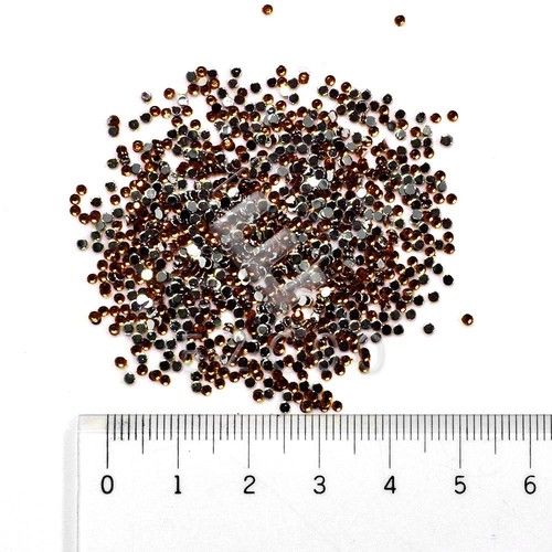 Approx 1000 Demi Perles Strass Acrylique Cristal Facette Ronde 20 Couleurs DIY