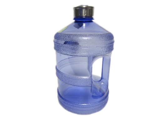 Round BPA Libre en Plastique Réutilisable Bouteille D/'eau Potable Conteneur 1 Gal environ 3.79 L