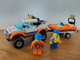 LEGO City 60012 Coast Guard Vehicle with Inflatable Boat Complete Set***