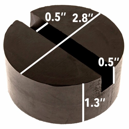 Slotted Pucks Mission Automotive 2-Pack Of Rubber Jack Pads - Universal Stand