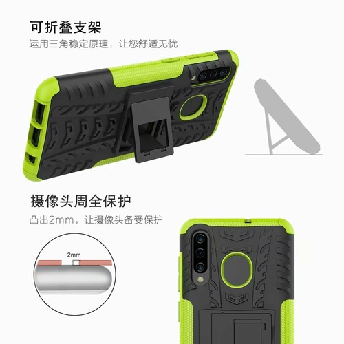 Para Samsung A10 A30 A40 A50 A70 Shockproof Defensor Híbrido Funda de Doble Capa