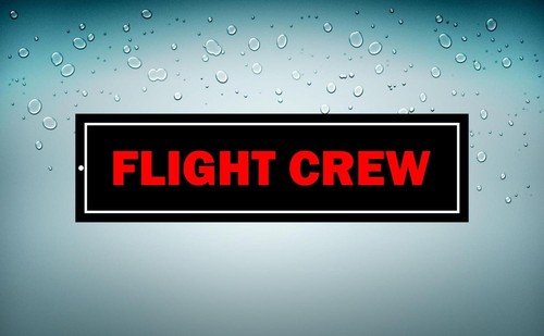 Sticker Sticker Car Aircraft Aviation Airport Flight Crew Crew