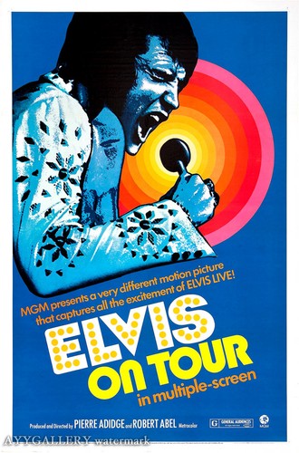 Elvis On Tour 24/"x36/" - Free S//H Movie Poster