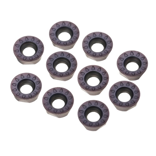 10pcs RPMT08T2M0E-JS VP15TF RPMT08T2 Carbide Insert Blade for Milling Machine CT