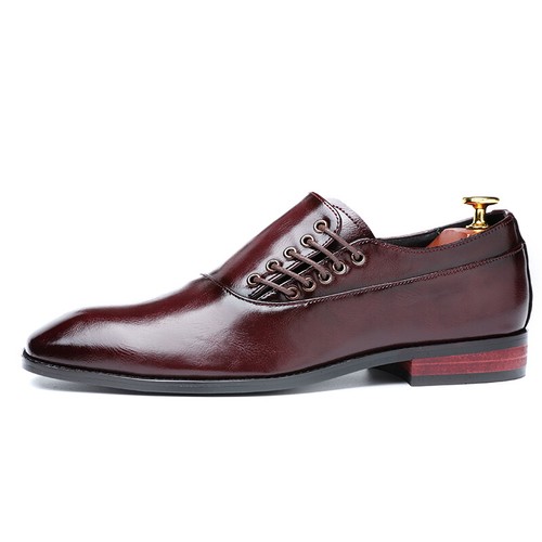 Details about / Mens Low Top Business Leisure Shoes Pointy Toe Oxfords Slip on Party Office 47 L
