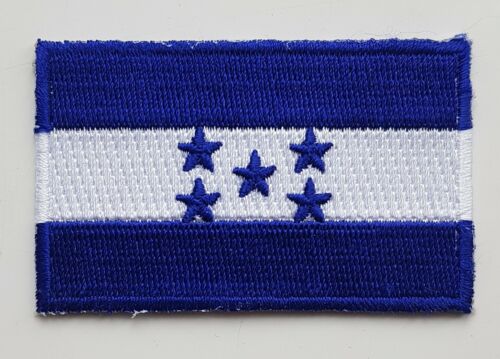 HONDURAS FLAG PATCH Embroidered Badge Iron or Sew on 3.8cm x 6cm Central America