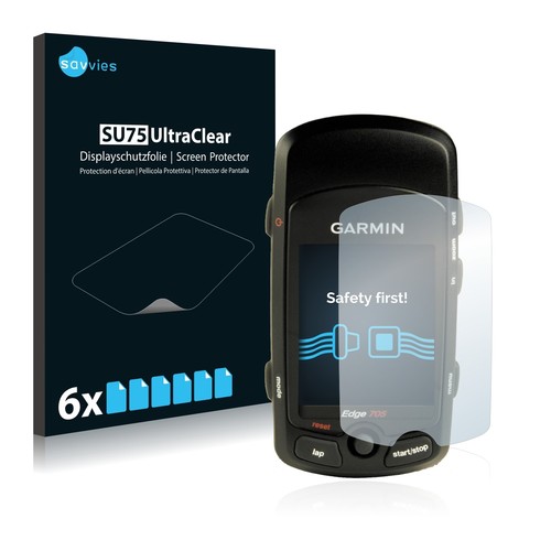 6x protector de pantalla para Garmin edge 705 película protectora claramente lámina protector de pantalla