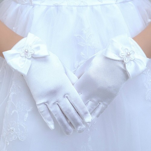 Gloves Princess Gloves Dress Gloves Bowknot Gloves Brief Paragraph Lady Gloves