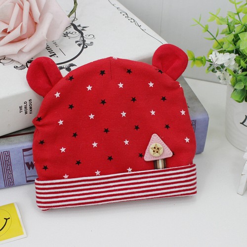 Cotton Baby Hat Soft Cute Newborn Infant Toddler Comfy Baby Cap Beanie Hat