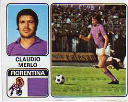 FIGURINA CALCIATORI PANINI 1972//73-FIORENTINA-MERLO